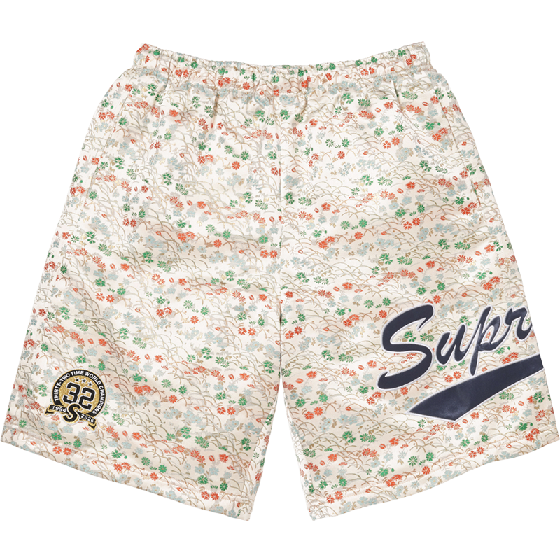 Supreme Floral Jacquard Short – Apricot