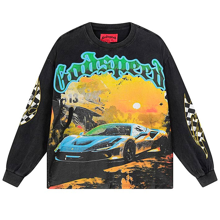 GODSPEED Sunset Drift Layered Long Sleeve T-Shirt