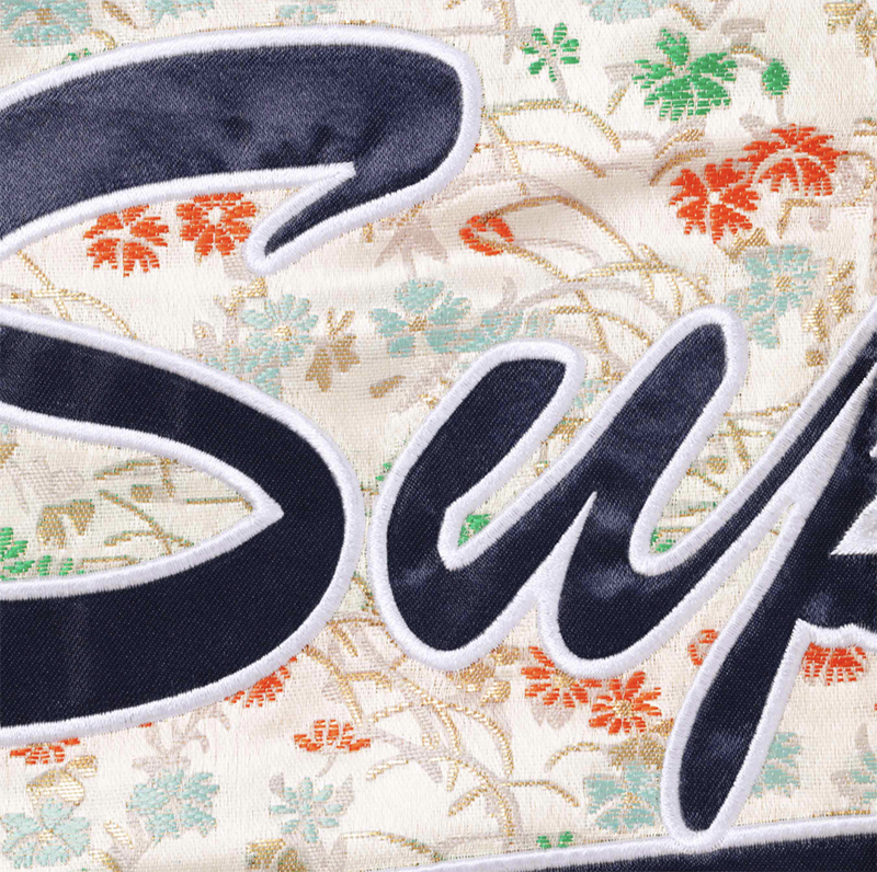 Supreme Floral Jacquard Baseball Jersey — Style 02