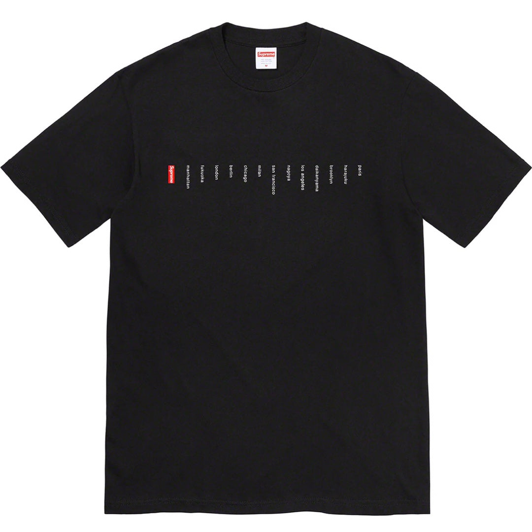 Supreme Location Tee – 100% Cotton Graphic Tee