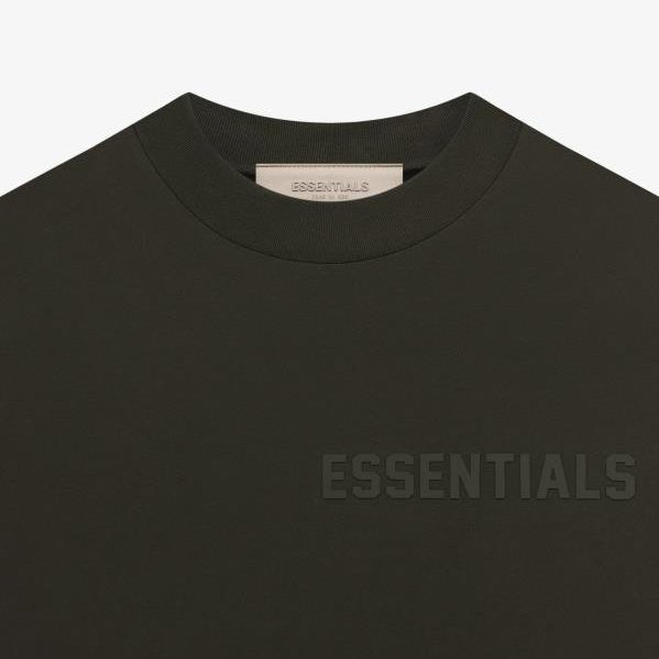 Fear of God ESSENTIALS Logo T-Shirt – Brown Black