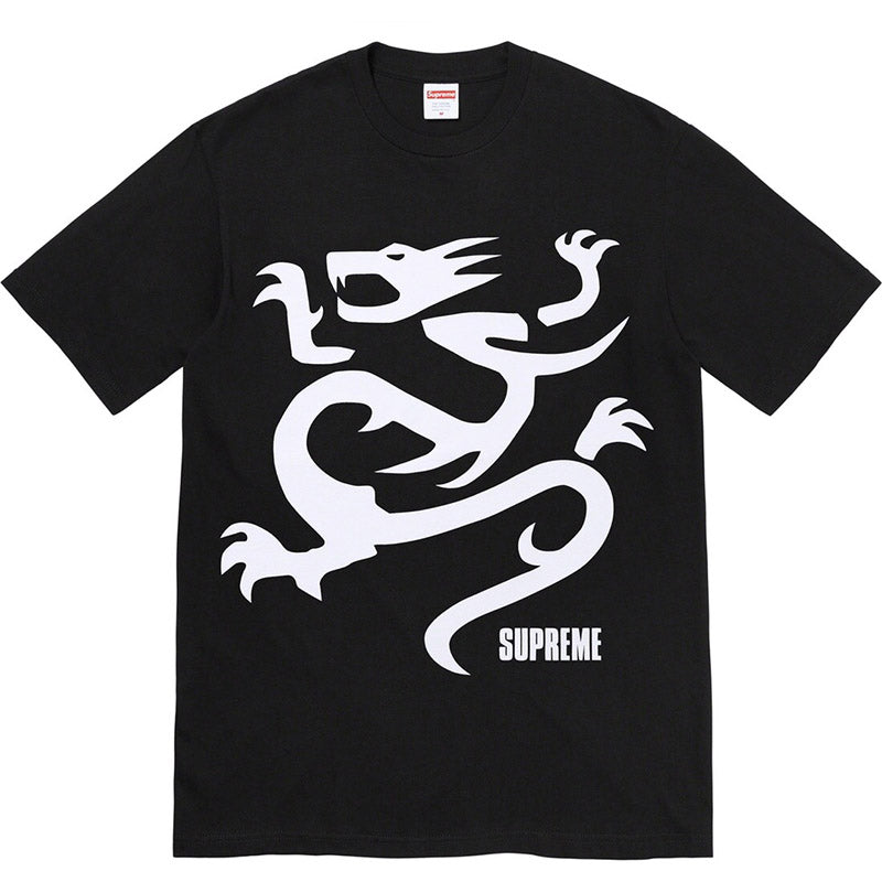 Supreme Mobb Deep Dragon T-Shirt — Black / White / Grey