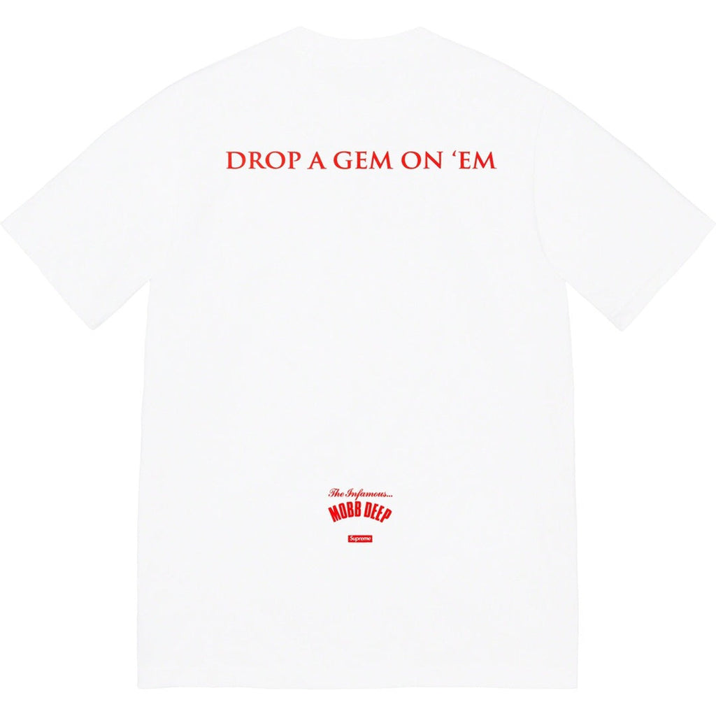 Supreme Mobb Deep Dragon T-Shirt — Black / White / Grey