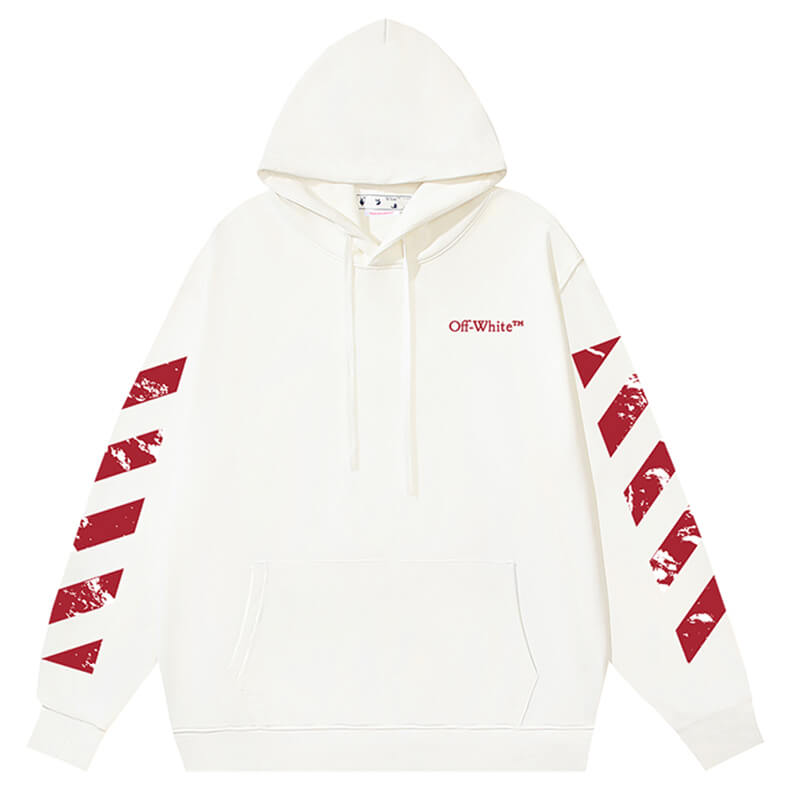Off-White Moon Camera Arrow Skate Hoodie – Green Marble Print