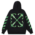 Off-White Moon Camera Arrow Skate Hoodie – Green Marble Print