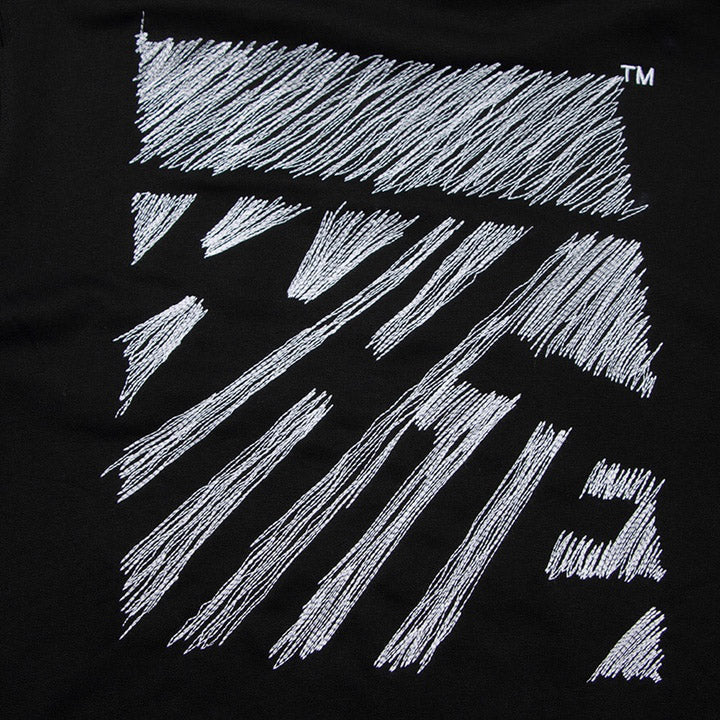 OFF-WHITE Diag Scribble Hoodie — Men's Oversized Cotton Pullover