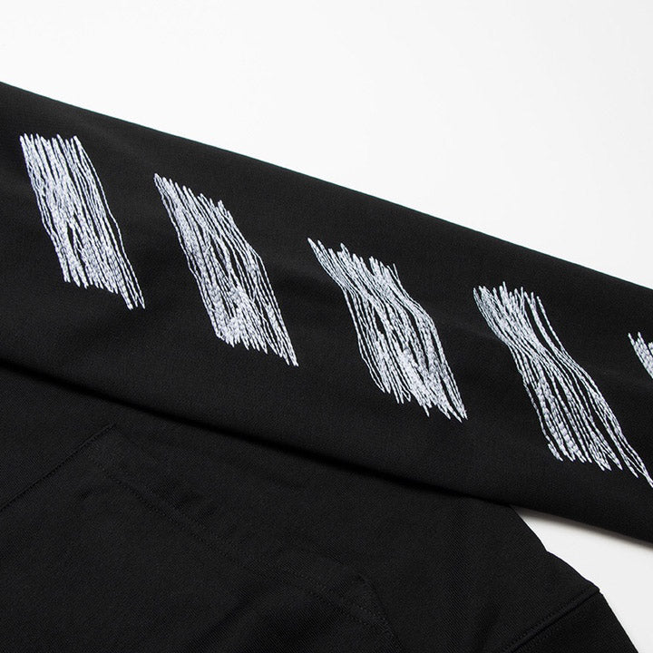 OFF-WHITE Diag Scribble Hoodie — Men's Oversized Cotton Pullover
