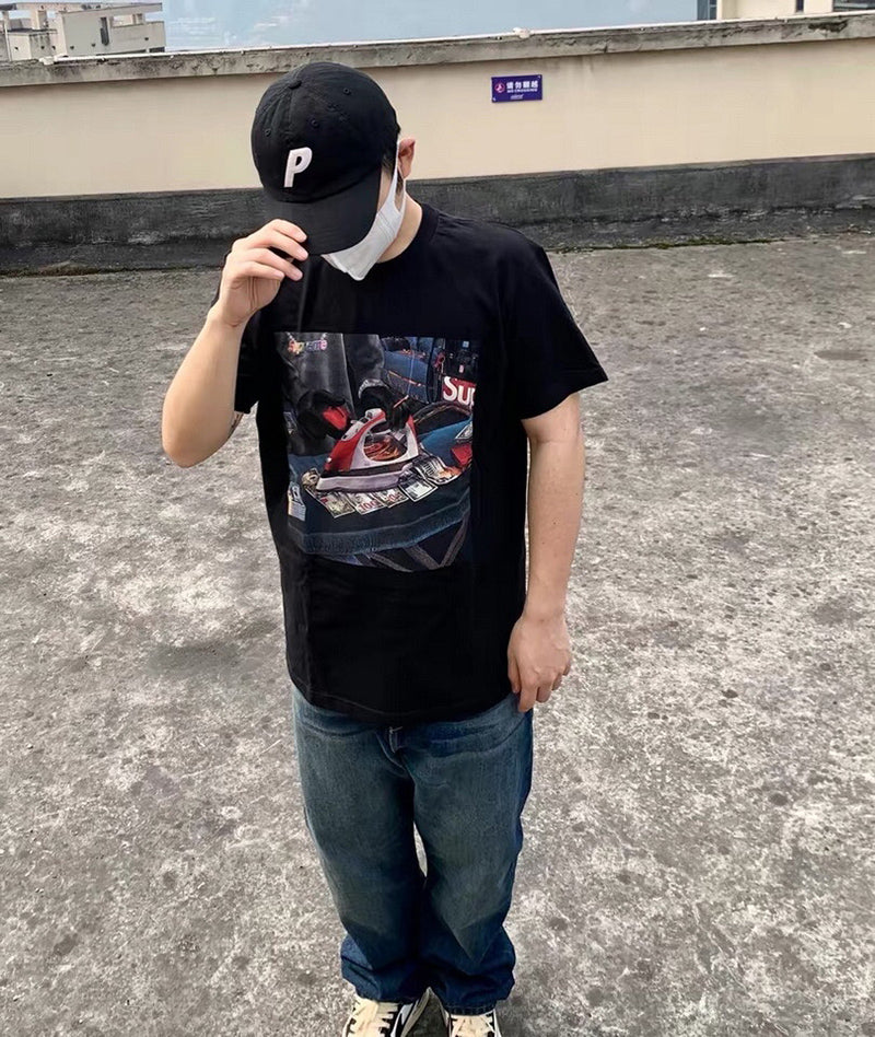 Supreme SS22 Gas T-Shirt — White / Black