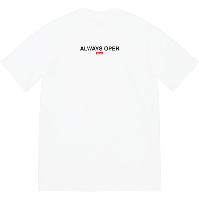 Supreme SS22 Gas T-Shirt — White / Black