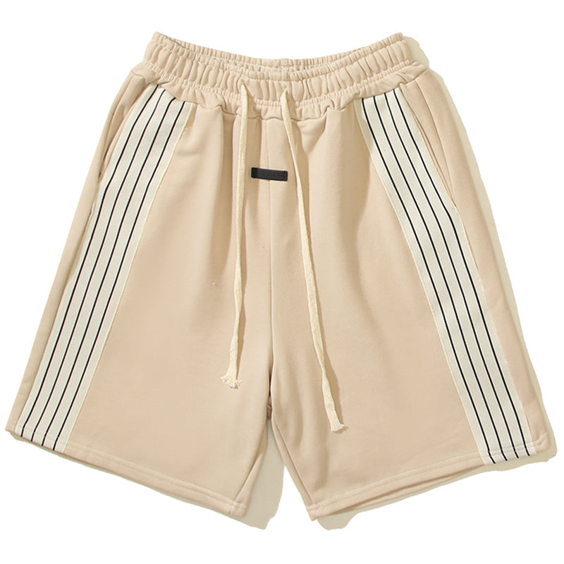 Fear of God Natural 8th Side Stripe Relaxed Shorts – Apricot / Black