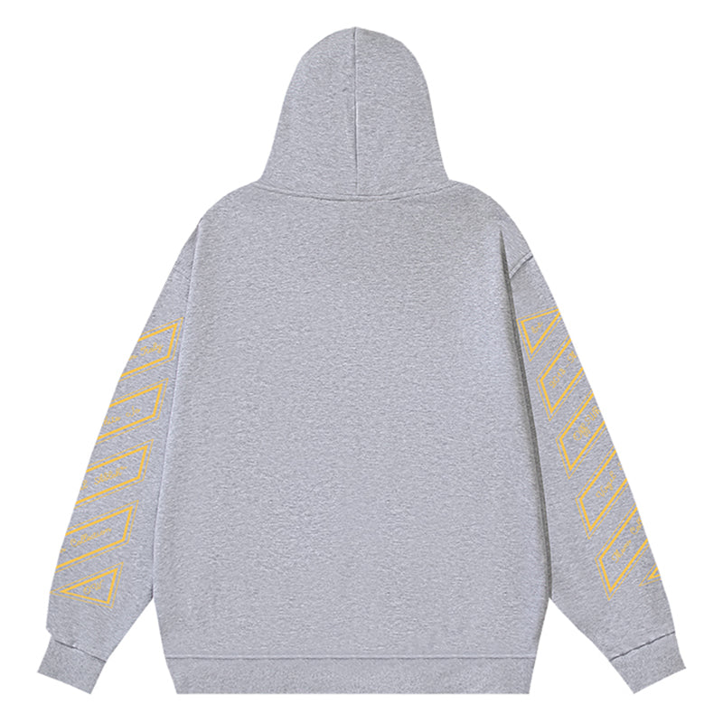 Off-White Abloh "23" Skate Hoodie – Gold Varsity Print