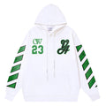 Off-White "Skated With OW" 23 Logo Hoodie – White