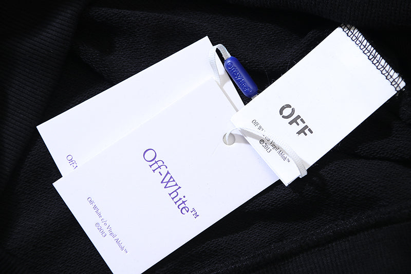 OFF-WHITE Logo Embroidered Drawstring Hoodie