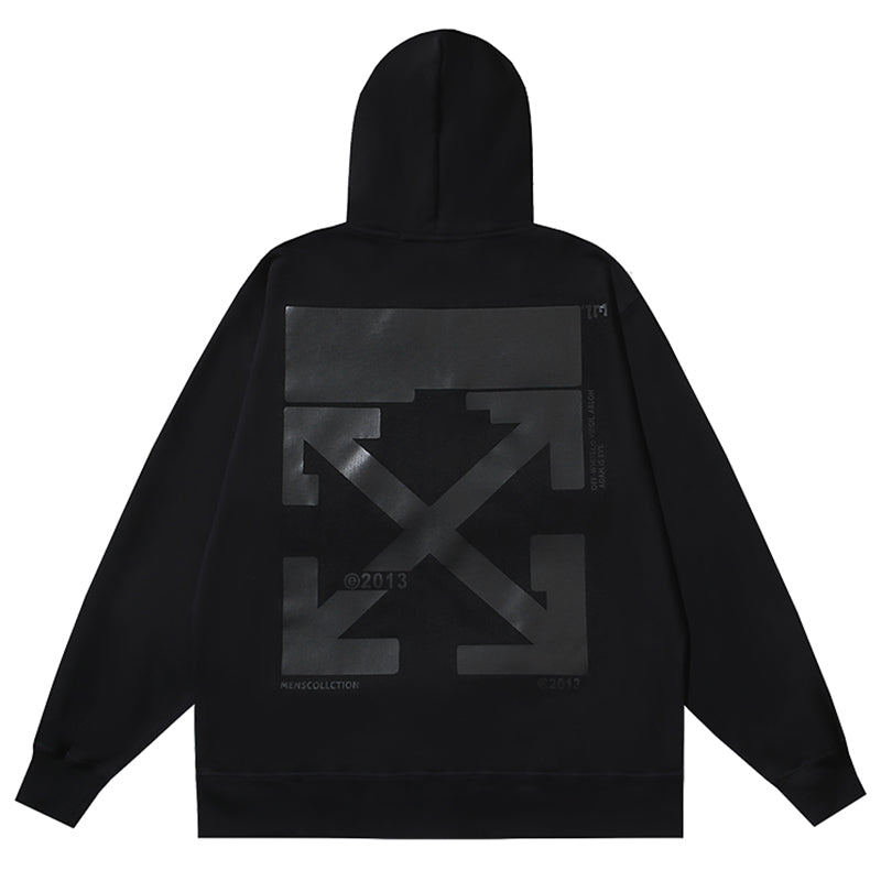 Off-White Rubber Arrow Slim Zip Hoodie