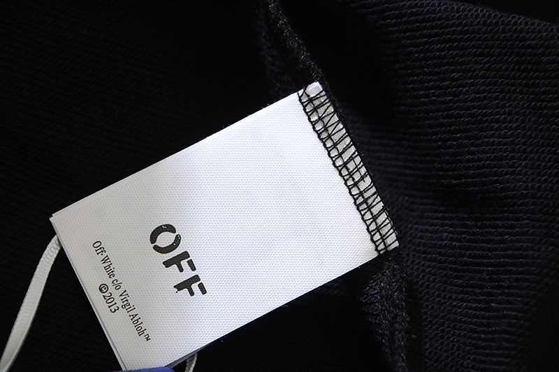 OFF-WHITE Arrow Logo Straight-Leg Casual Pants