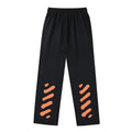 Arrow Printed Straight-Leg Casual Pants #1073