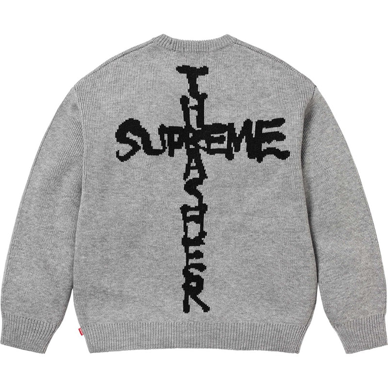 Supreme x Thrasher FW24 Cross Logo Crewneck Sweater