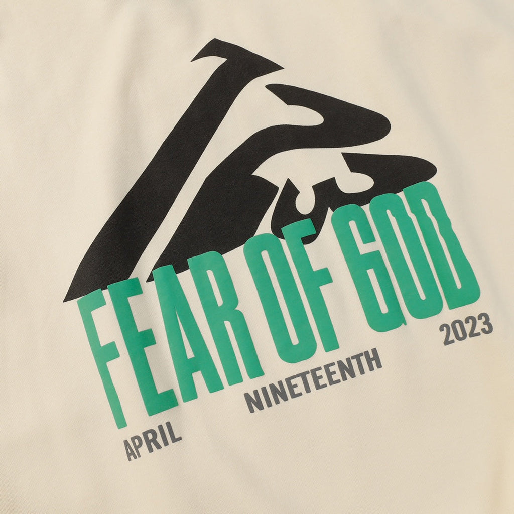 Fear Of God x RRR123 Washed & Distressed Hoodie – Black / Apricot
