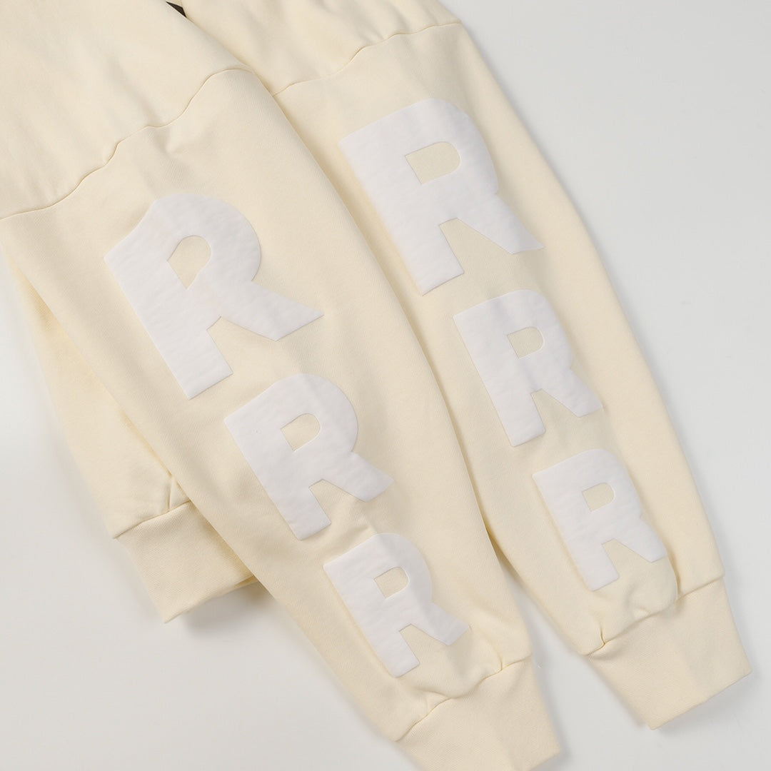 Fear Of God x RRR123 Washed & Distressed Hoodie – Black / Apricot