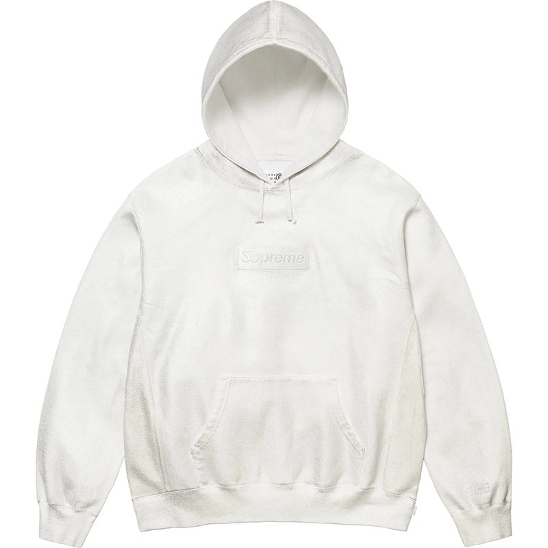 Supreme x MM6 Maison Margiela Foil Box Logo Hooded Sweatshirt