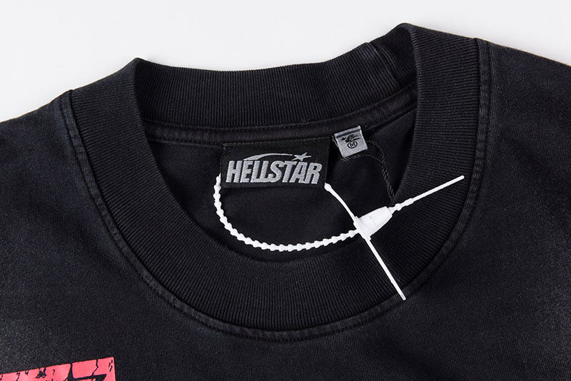 HELLSTAR Graphic Print Relaxed Fit Cotton T-Shirt