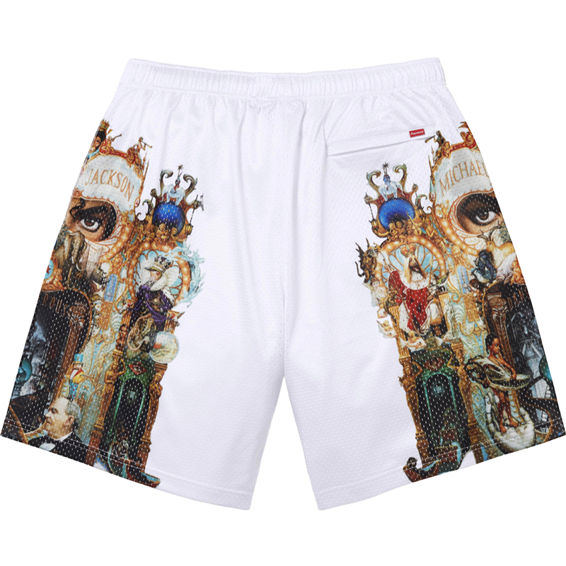 Supreme Michael Jackson Dangerous Mesh Short