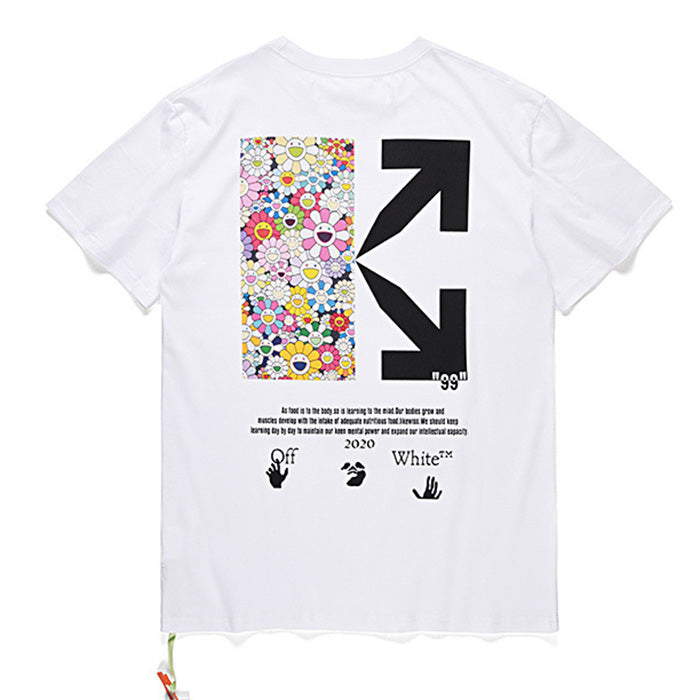 Off-White x Takashi Murakami Flower Arrows T-Shirt