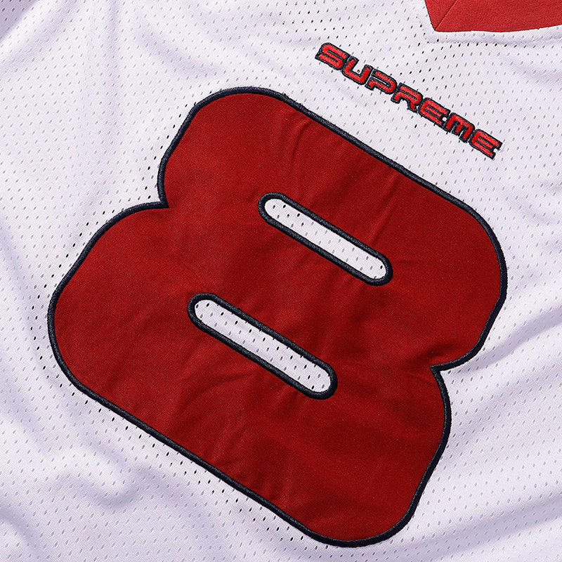 Supreme Martine Rose Football Jersey — Black / White