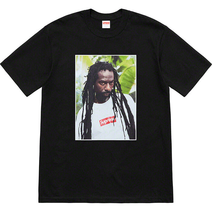 Supreme Rapper Graphic T-Shirt — Black / White