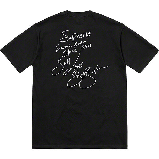 Supreme Rapper Graphic T-Shirt — Black / White