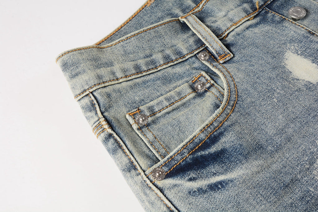 Purple Brand Jeans #9092 | Skinny Fit Distressed Denim