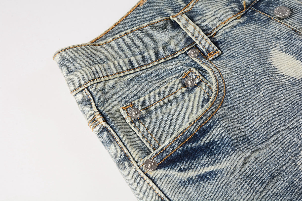 Purple Brand Jeans #9092 | Skinny Fit Distressed Denim