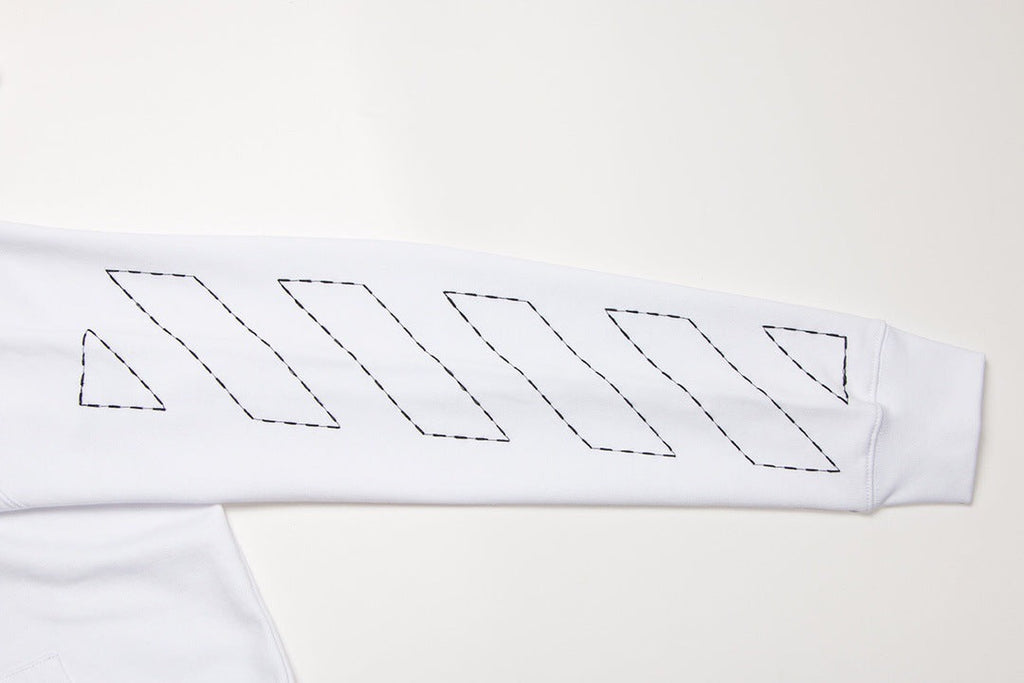 OFF-WHITE Sickle Sketch Embroidery Arrow Hoodie