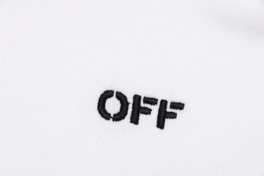 OFF-WHITE Sickle Sketch Embroidery Arrow Hoodie