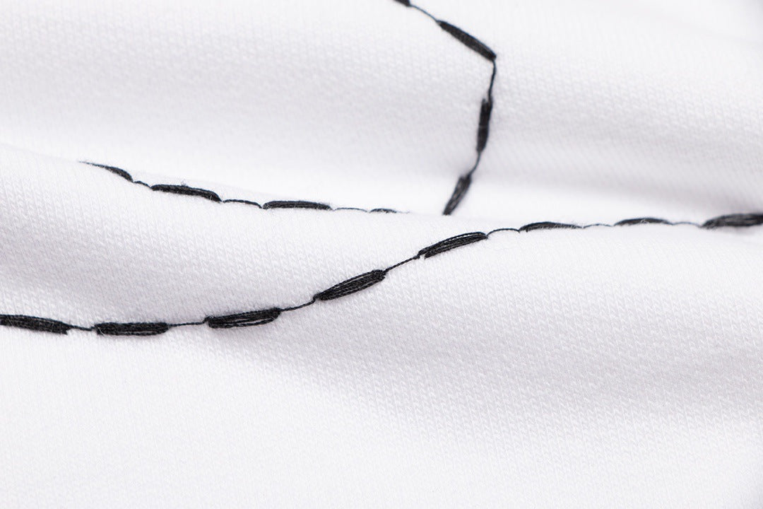 OFF-WHITE Sickle Sketch Embroidery Arrow Hoodie