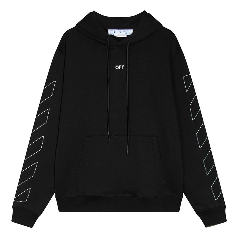OFF-WHITE Sickle Sketch Embroidery Arrow Hoodie