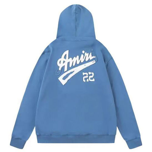 AMIRI Distressed Logo-Appliquéd Cotton-Jersey Hoodie