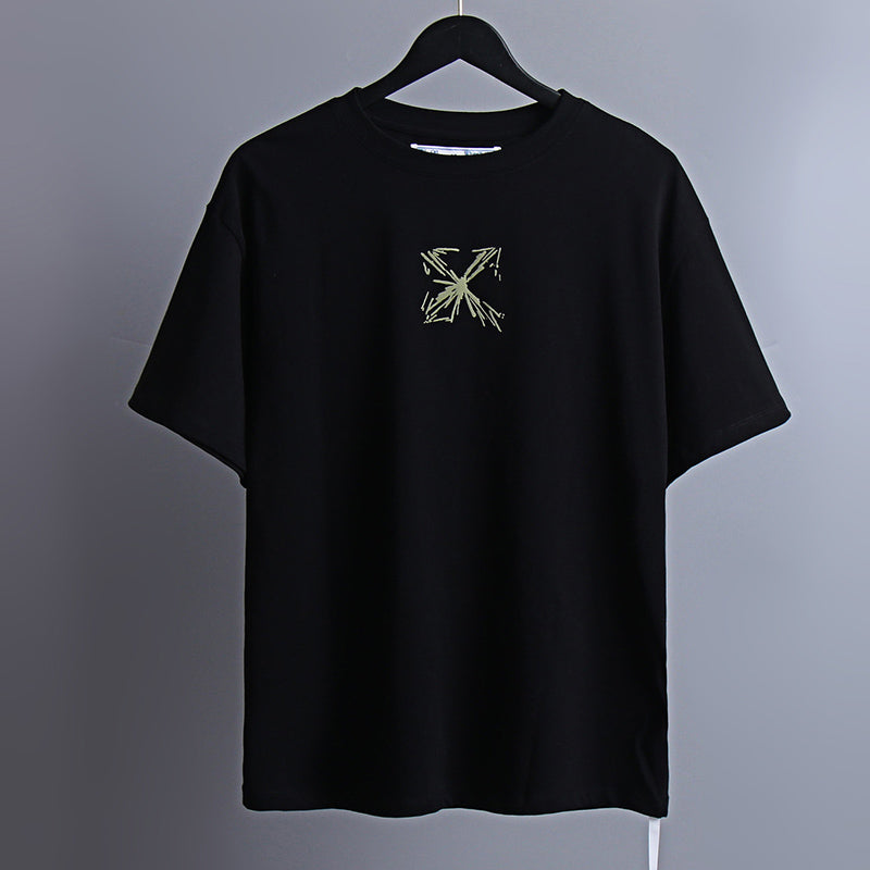 OFF-WHITE "WHT" Brushstroke Arrow Graphic T-Shirt