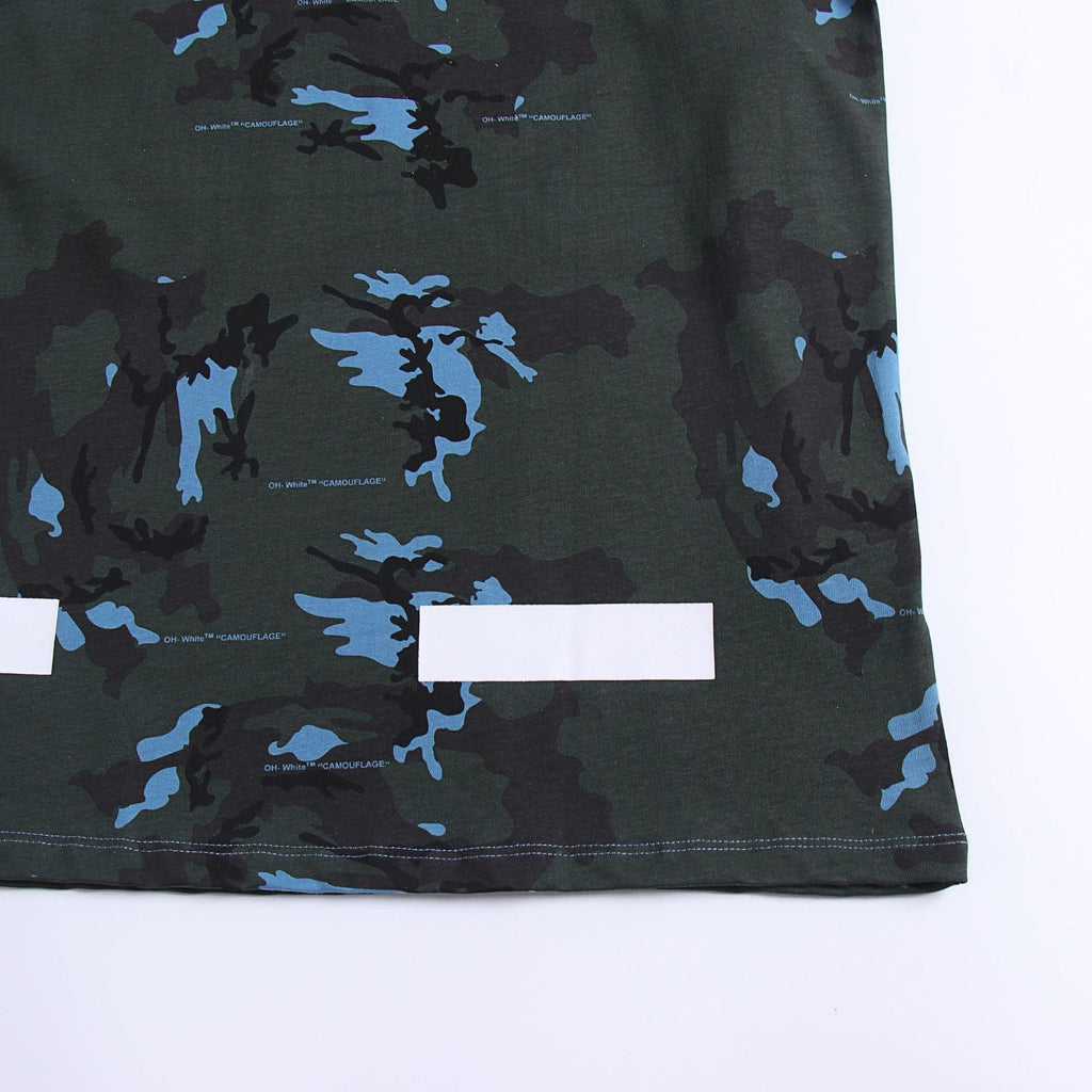 OFF-WHITE "Seeing Things" Camo Arrow Graphic T-Shirt