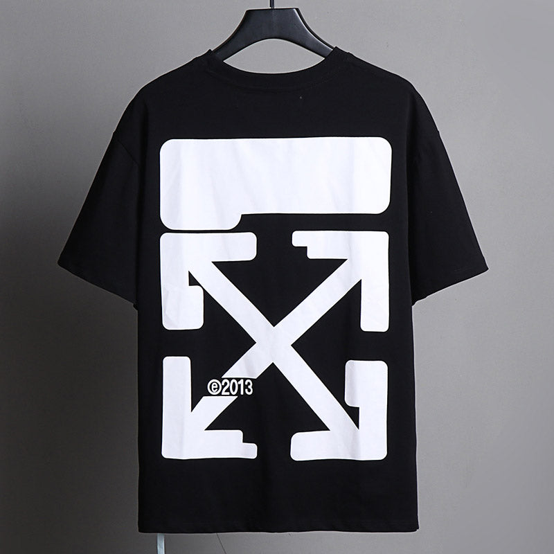 Off-White Alphabet Arrow Pattern T-Shirt (White/Black)