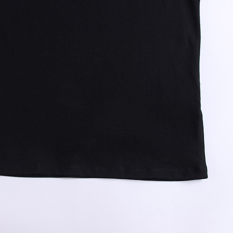 Off-White Cartoon Color Spelling Arrow Pattern T-Shirt