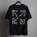 OFF-WHITE Paint Splatter Arrow Graphic T-Shirt