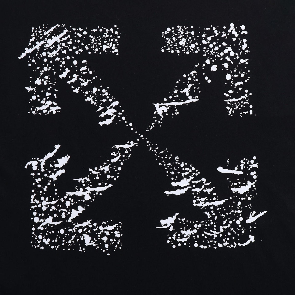 OFF-WHITE Paint Splatter Arrow Graphic T-Shirt