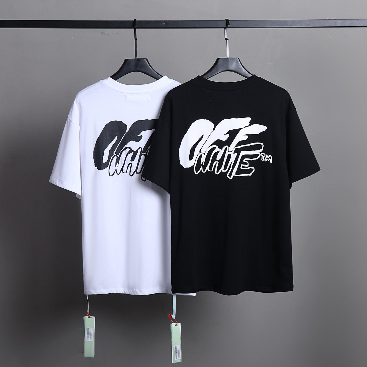 OFF-WHITE™ Brushstroke Logo Graphic T-Shirt