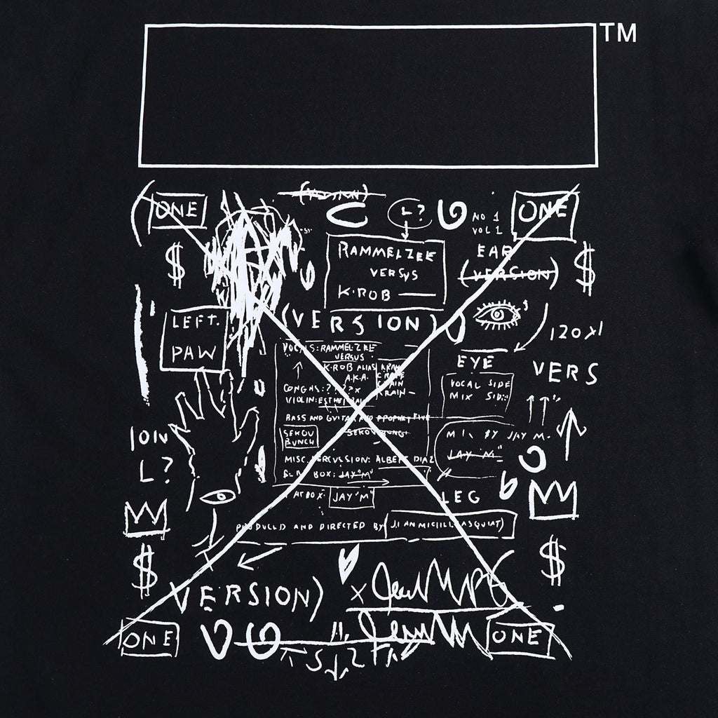 OFF-WHITE™ x Basquiat Graffiti Art Graphic T-Shirt