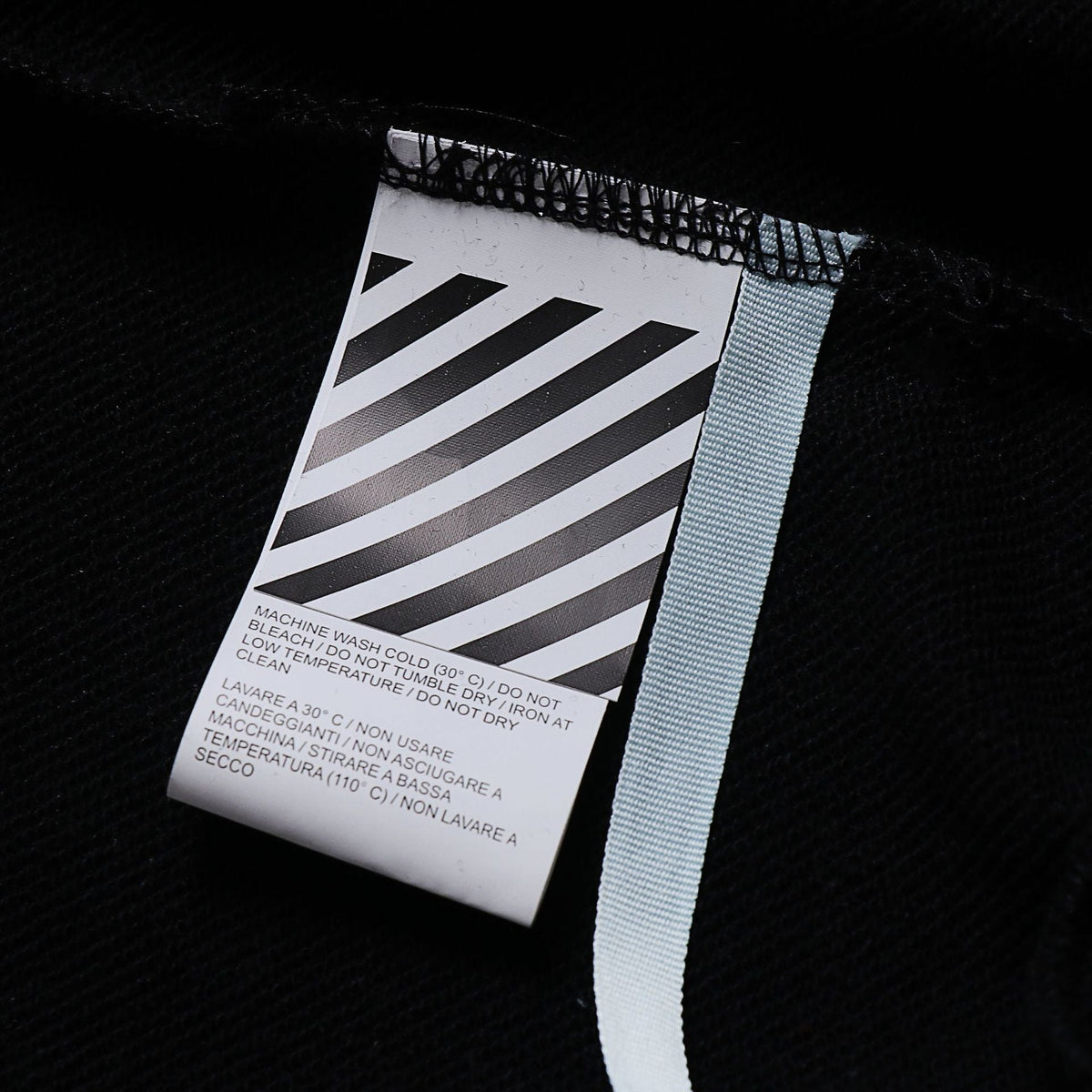 Off-White Chain Arrow Zip Hoodie – Black Fleece