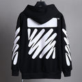 Off-White Zip-Up Hoodie — 100% Cotton Fleece