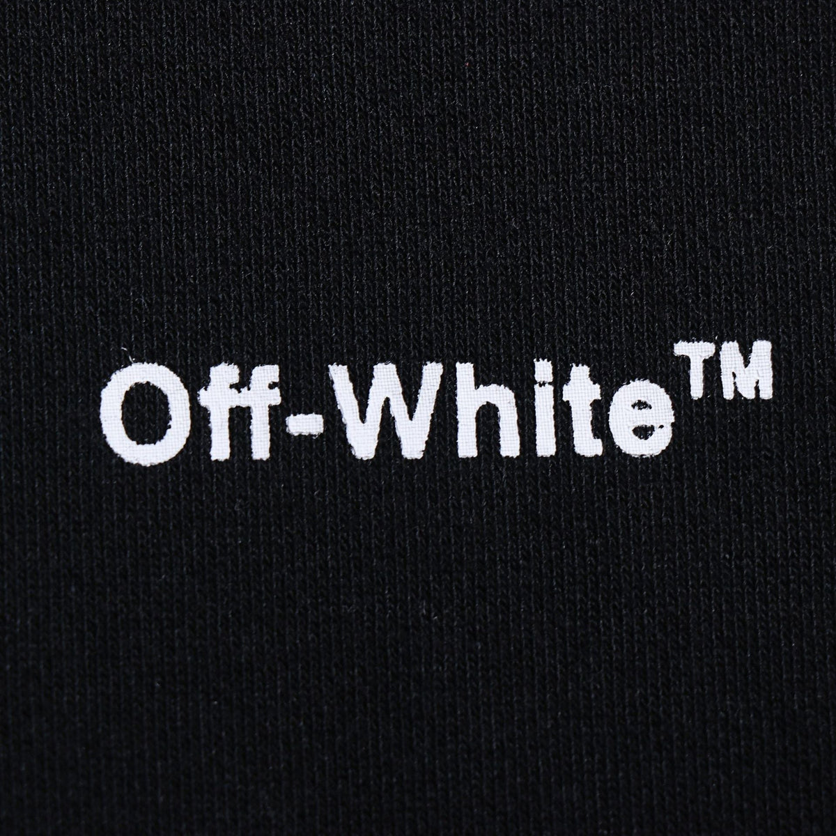 Off-White Oversized Fleece Crewneck Sweatshirt