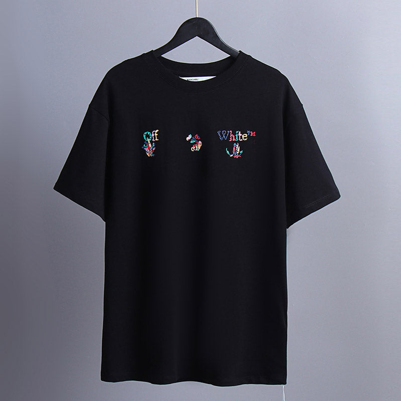 OFF-WHITE "Multicolor Scribble" Arrow Graphic T-Shirt