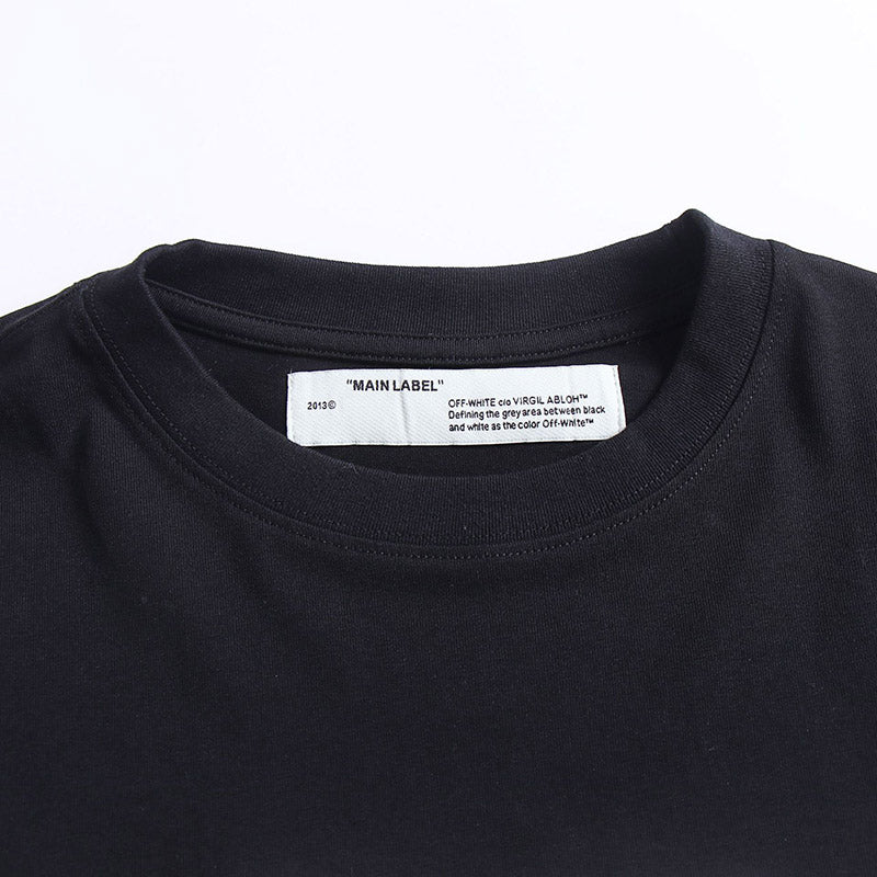 OFF-WHITE "Drip Logo" Melting Graffiti Graphic T-Shirt